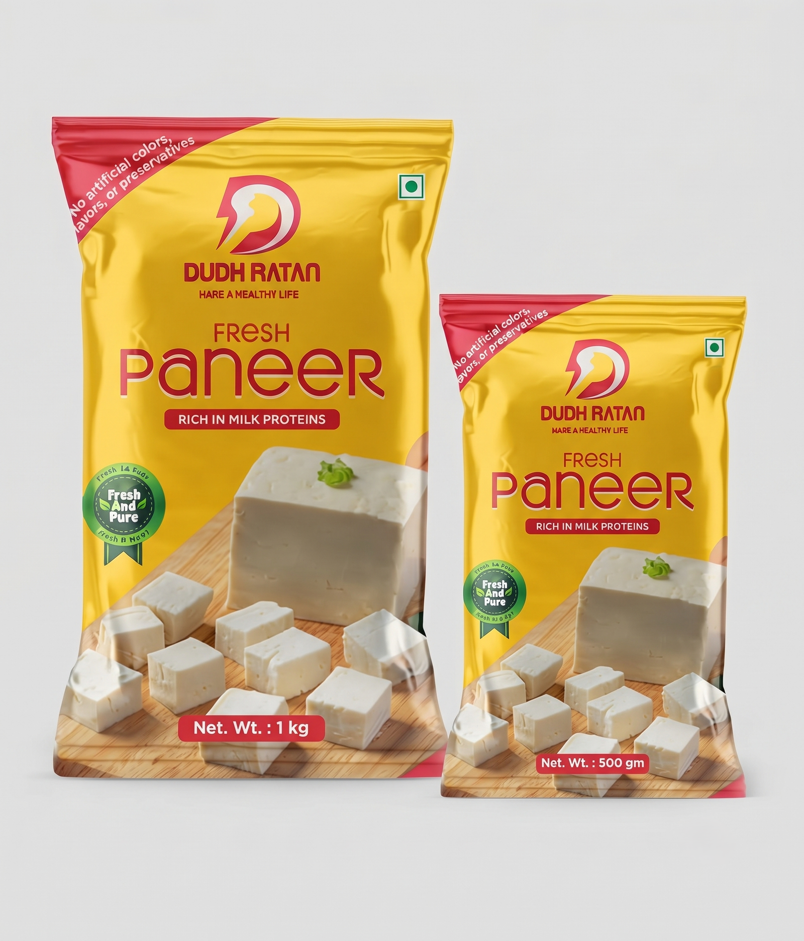 paneer 1kg and half kg packing dudh ratan paneer 1kg and half kg packing dudh ratan
