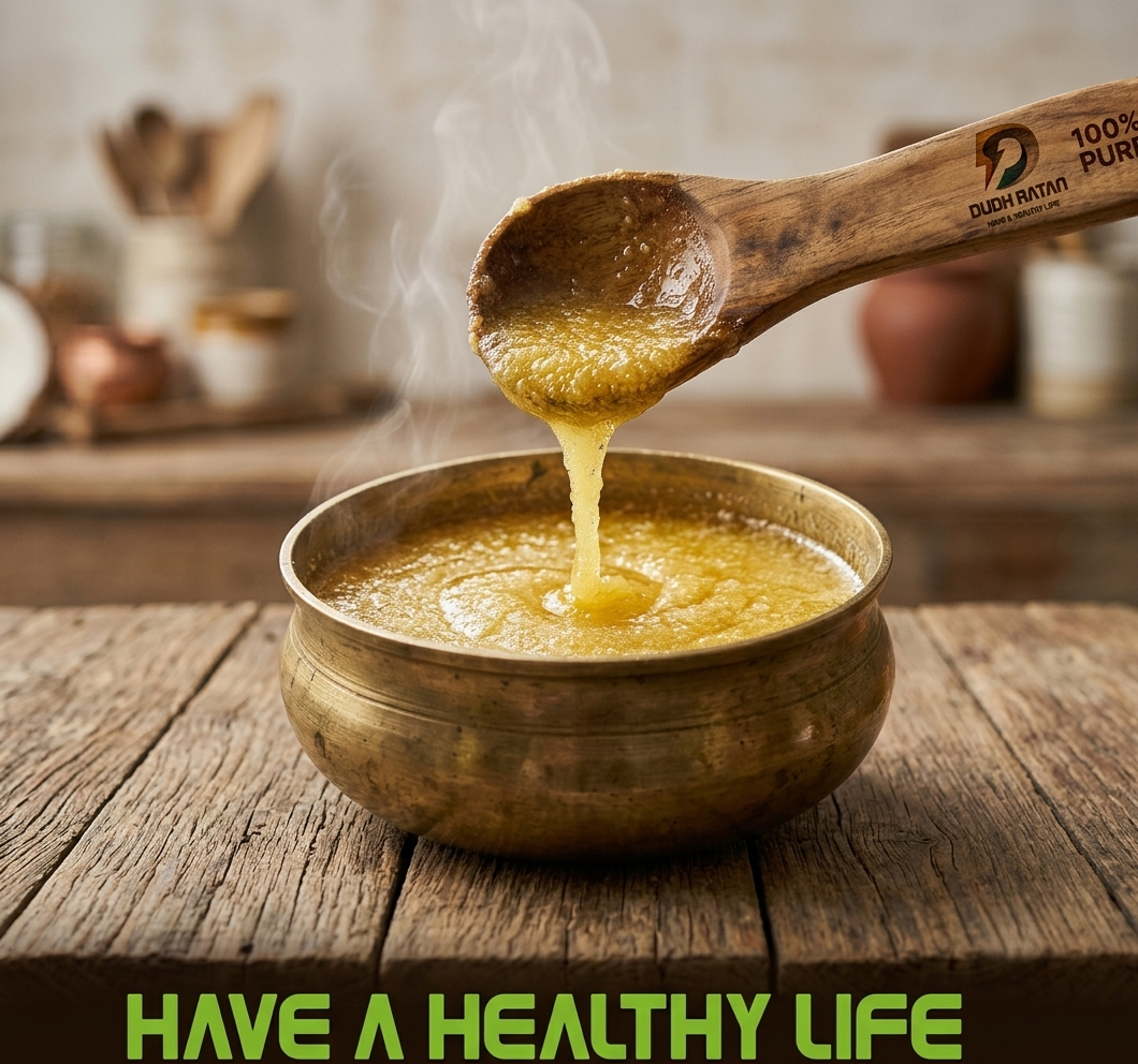 About dudh ratan pouring desi ghee image